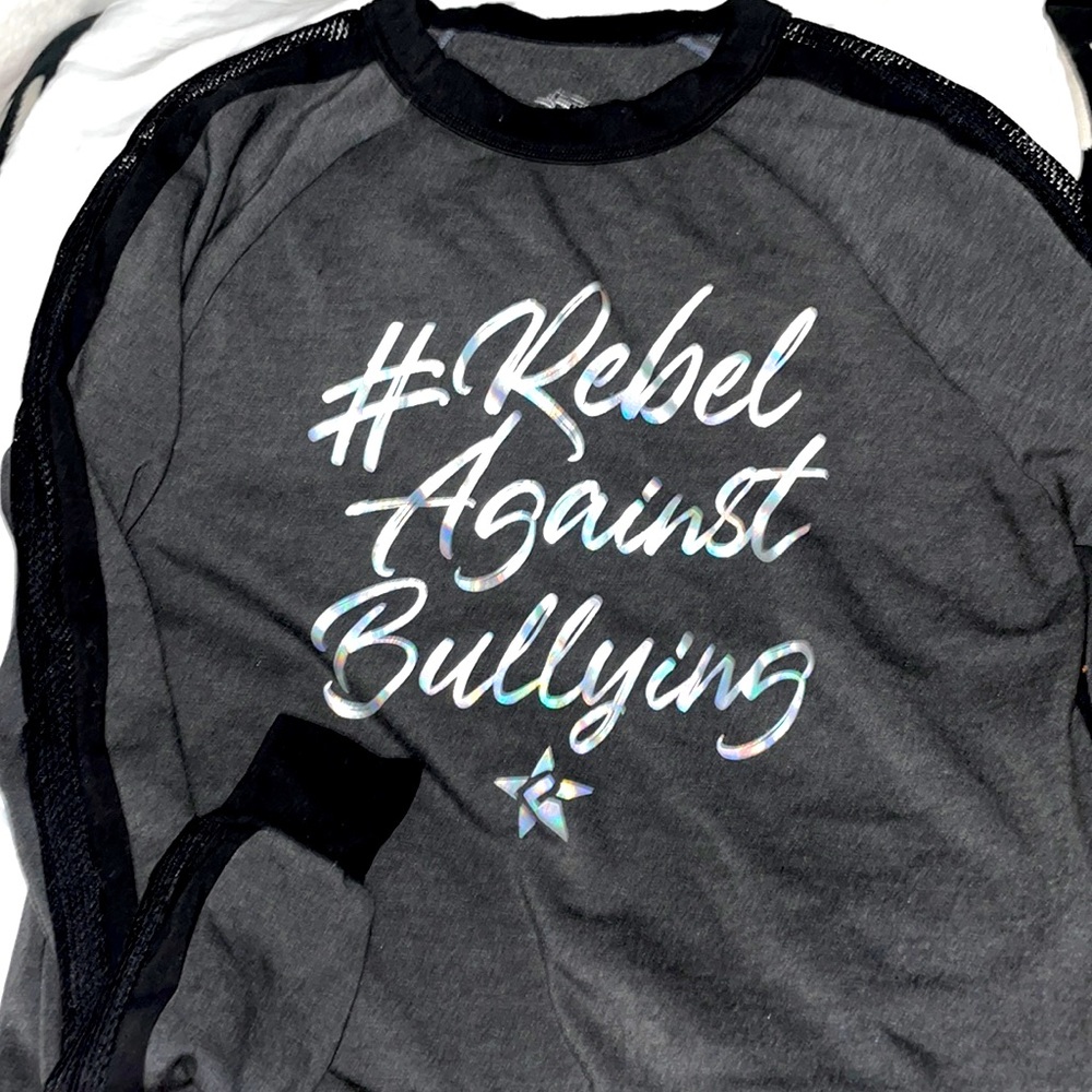 Rebel athletic sweater adult small